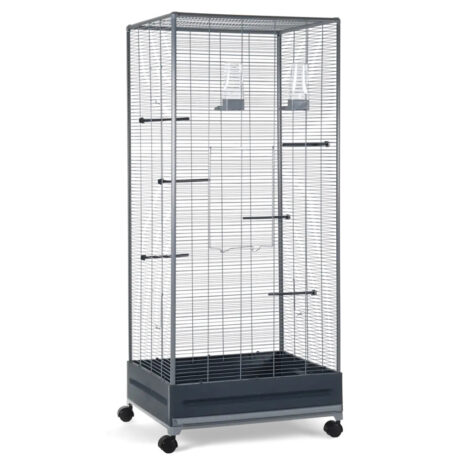 Voltrega Κλούβα Πουλιών Γκρι 65.5x54x150cm