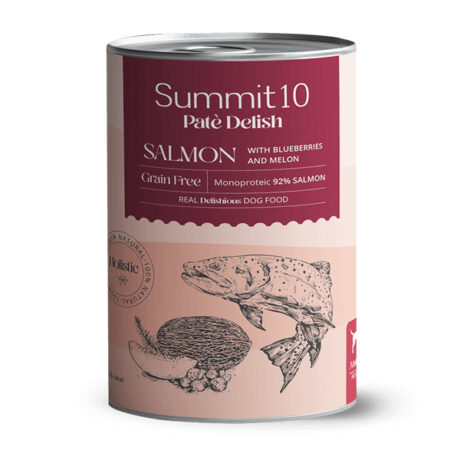 Summit10 Patè Delish Σολομός 92% με Βατόμουρα και Πεπόνι 400gr
