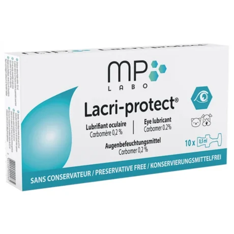 MP Labo Lacriprotect Οφθαλμικές Σταγόνες για Σκύλο & Γάτα με Carbomer 10x0.5ml