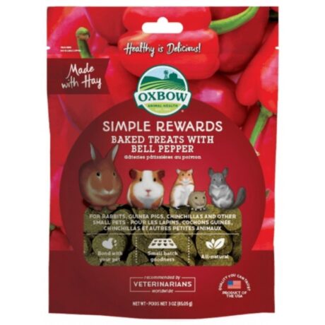 Oxbow Simple Rewards Bell Pepper Λιχουδιά Τρωκτικών με Πιπεριά 85gr