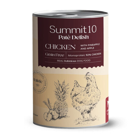 Summit10 Patè Delish Κοτόπουλο  92% με Ανανά και Μήλο 400gr