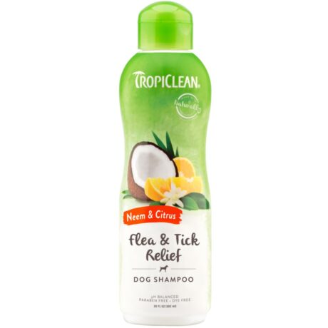 Tropiclean Flea &Amp; Tick Relief Shampoo Σαμπουάν Σκύλου Γάτας 592Ml