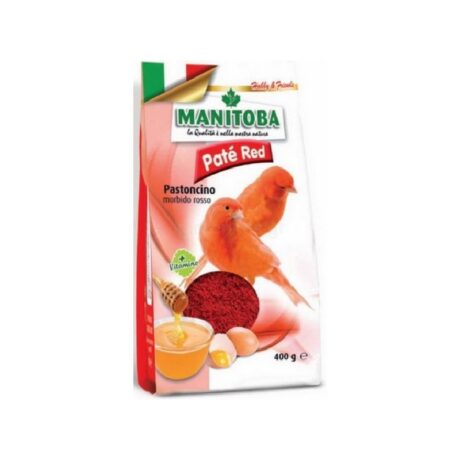 Manitoba Pate Red Αυγοτροφή για Κόκκινα Καναρίνια 400gr