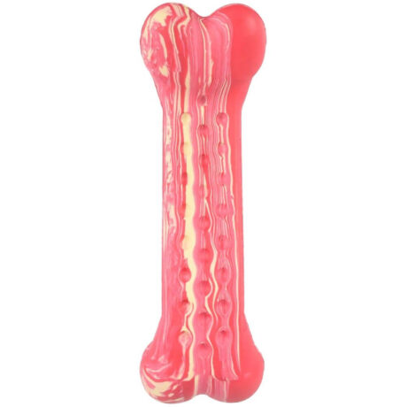 Flamingo Οδοντικό Παιχνίδι Σκύλου σε Σχέδιο Κόκαλο με Γεύση Μοσχαριού 10.5cm