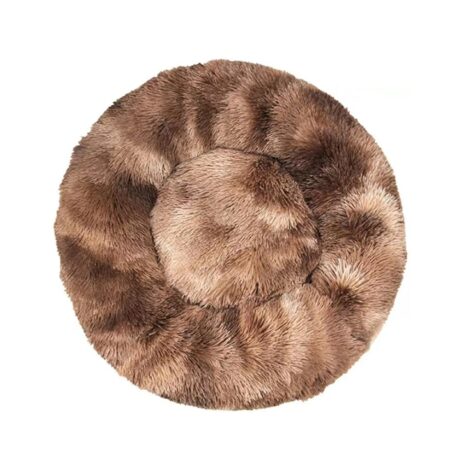 Pet Interest Snuggly Pet Bed Brown Κρεβάτι Σκύλου/Γάτας Στρογγυλό Καφέ 50cm