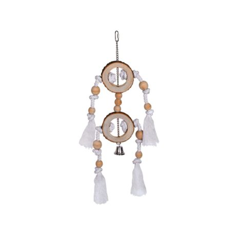 Vadigran Bird Toy Cotton Dreamcatcher Παιχνίδι Πτηνών Ονειροπαγίδα από Βαμβάκι 53cm
