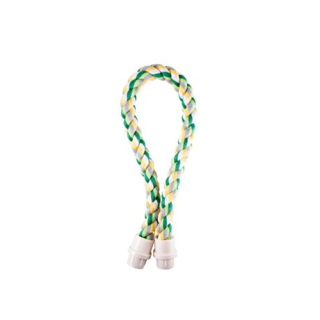Vadigran Bird Toy Sitting Rope Cotton Multicoloured Καθιστό Σχοινί Βαμβακερό Πολύχρωμο 1.8×66cm