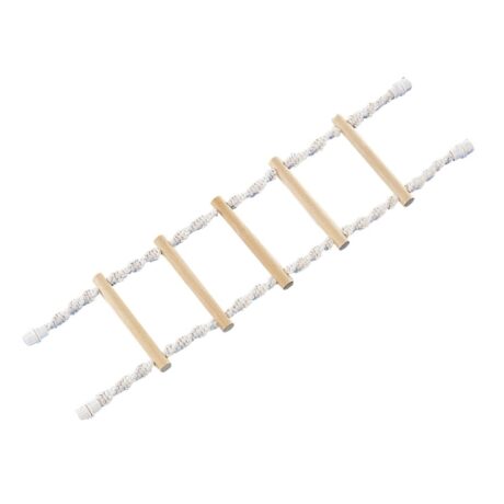 Vadigran Bird Toy Rope Ladder Παιχνίδι Πτηνών Σκάλα με Σχοινί 5 Σκαλοπάτια 75cm