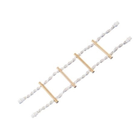 Vadigran Bird Toy Rope Ladder Παιχνίδι Πτηνών Σκάλα με Σχοινί 4 Σκαλοπάτια 66cm