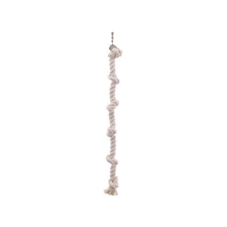 Vadigran Bird Toy Climbing Rope Cotton Παιχνίδι Πτηνών Σχοινί Αναρρίχησης Βαμβακερό 6 Κόμπους 100cm