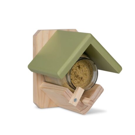 Emma’s Garden Peanut Butter Feeder Wood Ξύλινος Τροφοδότης Φυστικοβούτυρου 13.5x14x15.5cm