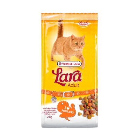 Lara Adult Ξηρά Τροφή Γάτας Γαλοπούλα & Κοτόπουλο 2kg