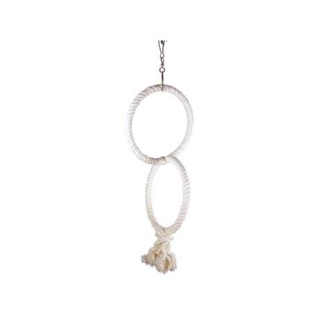 Vadigran Bird Toy Ring Cotton Double Διπλό Παιχνίδι Πτηνών Δαχτυλίδι από Βαμβάκι 32/14cm