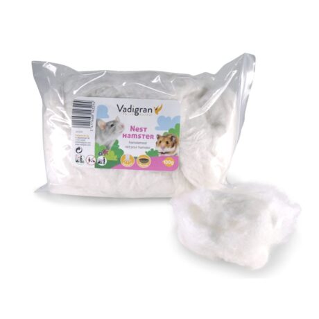 Vadigran Hamsterbed White Μαλακή Λευκή Υπόστρωση για Τρωκτικά 100gr