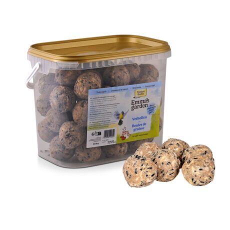 Emma’s Garden Fat Balls Premium Λιπαρές Μπάλες σε Κουβά 50×80 gr