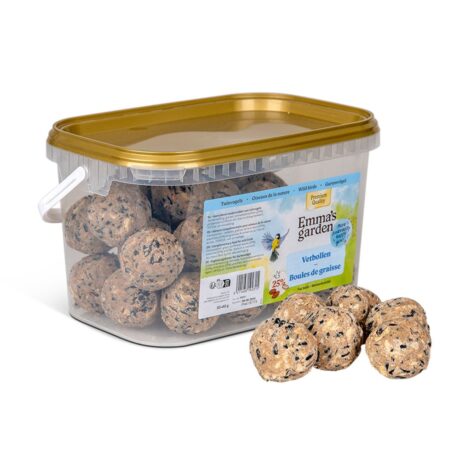 Emma’s Garden Fat Balls Premium Λιπαρές Μπάλες σε Κουβά 30×80 gr