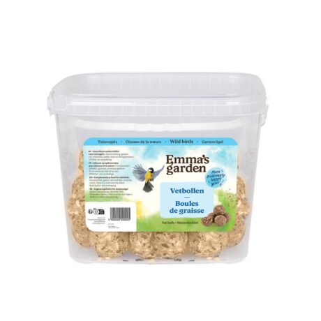 Emma’s Garden Fat Balls Λιπαρές Μπάλες σε Κουβά 50×80 gr