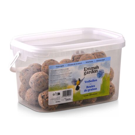 Emma’s Garden Fat Balls Λιπαρές Μπάλες σε Κουβά 30×80 gr