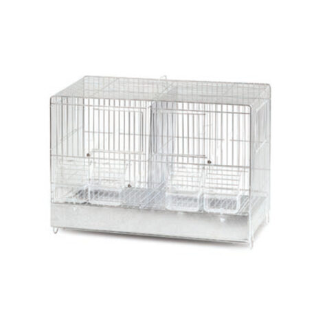 Domus Molinari Ζευγαρώστρα Πτηνών με Μεταλλικό Συρτάτι & Inox Κάγκελο 45x25x33cm