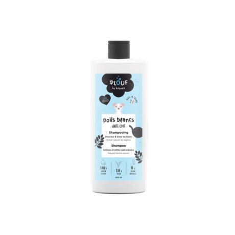 Biogance Plouf Dog White Coat Shampoo Σαμπουάν για Λευκό Τρίχωμα Σκύλου   200ml