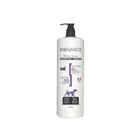 Biogance Dog White Coat Shampoo Σαμπουάν για Λευκό Τρίχωμα Σκύλου      1lt