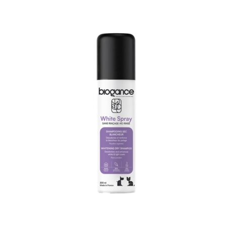Biogance Dog White Coat Dry Shampoo Αφρός Στεγνού Καθαρισμού για Λευκό Τρίχωμα Σκύλου 300ml