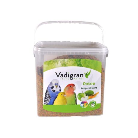 Vadigran Patee Soft Tropical Μαλακό Πατέ Τροπικών & Εξωτικών Πτηνών 5kg