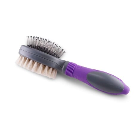 Vadigran Two-Sided Cat Brush with Goat Hair Βούρτσα Περιποίησης Γάτας Διπλής Όψης 21x6x6.5cm