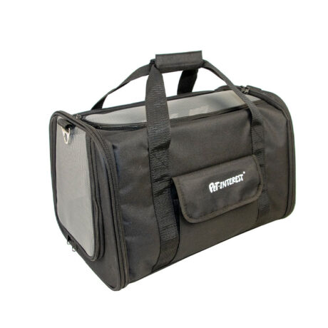 Pet Interest Pet Bag Oxford Black Τσάντα Μεταφοράς Μαύρη 41x29x29cm