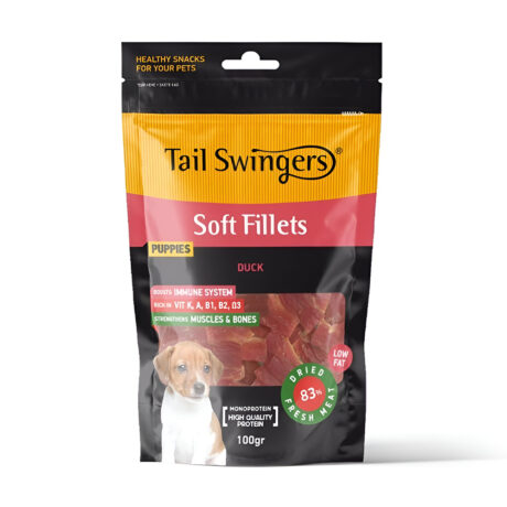 Tail Swingers Απαλές Μπουκιές Πάπιας για Κουτάβια 100gr