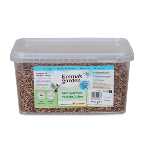Emma’s Garden Mealworms Σκουλήκια Γεύματος για Πτηνά σε Κουβά 750gr