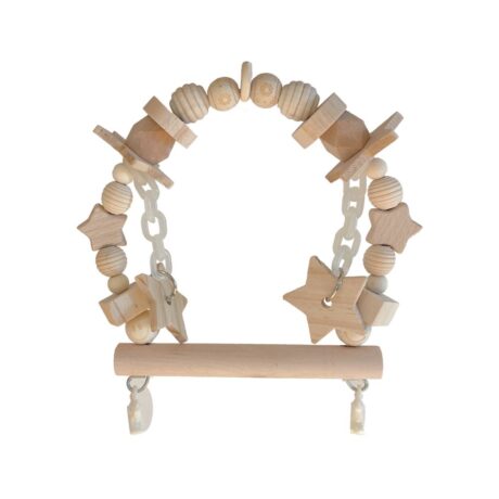 Vadigran Bird Toy Perch Naturel Παιχνίδι Πτηνών Κούνια 24cm