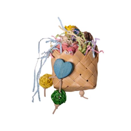 Vadigran Bird Toy Foraging Basket Παιχνίδι Πτηνών Καλάθι 23cm