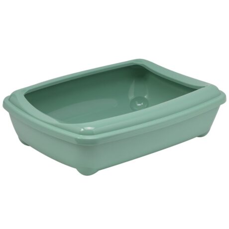 Vadigran Cat Litter Tray Maro Open Edge Green Τουαλέτα Γάτας 50x37x14cm