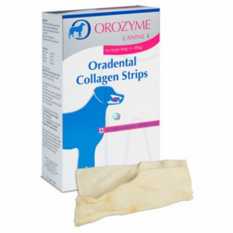 Orozyme Large Collagen Strips Κοκαλάκια για Στοματική Υγιεινή 7τμχ