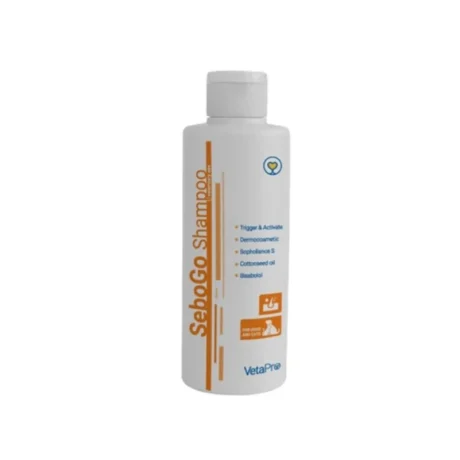 VetaPro Sebogo Shampoo Σαμπουάν για Λιπαρά, Ξηρά ή με Κακοσμία Δέρματα 250ml