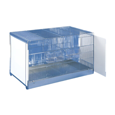 Domus Molinari Κλούβα Γαλβανιζέ με Πλευρά από Λαμαρίνα 71x40.5x46cm