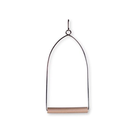 Vadigran Toy Bird Wood Perch Swing Perch Παιχνίδι Πτηνών Ξύλινη Κούνια Medium 11×22cm