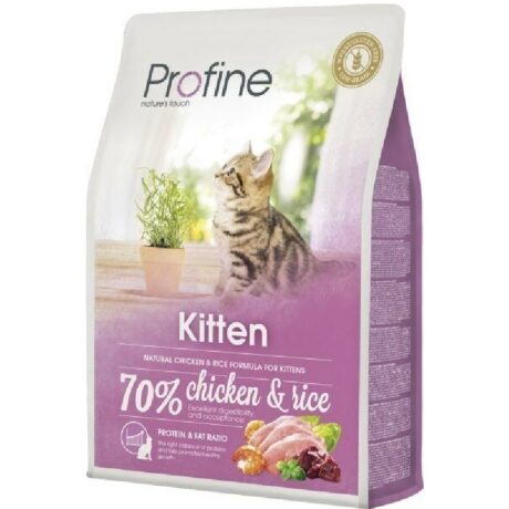 Profine Kitten Κοτόπουλο & Ρύζι Ξηρά Τροφή για Γατάκια 2kg