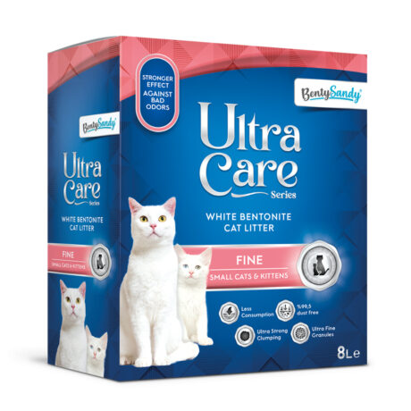 Bentysandy Ultra Care Άμμος Υγιεινής Γάτας με Ψιλούς Κόκους 8lt