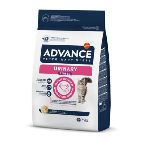 Advance Diet Cat Stress Urinary Κλινική Ξηρά Τροφή Γάτας με Κοτόπουλο 7.5kg