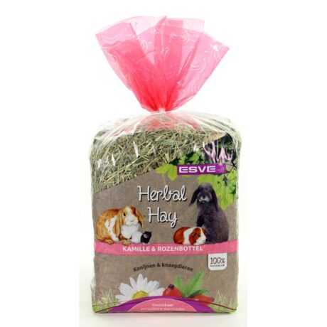 Esve Βιολογικό Χόρτο με Χαμομήλι & Αγριοτριανταφυλλιά για Κουνέλια & Τρωκτικά 500gr