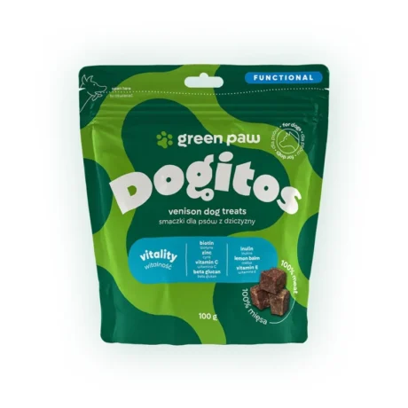 Green Paw Dogitos Vitality Λιχουδιές Ενίσχυσης Ζωτικότητας με 100% Ελάφι 100gr