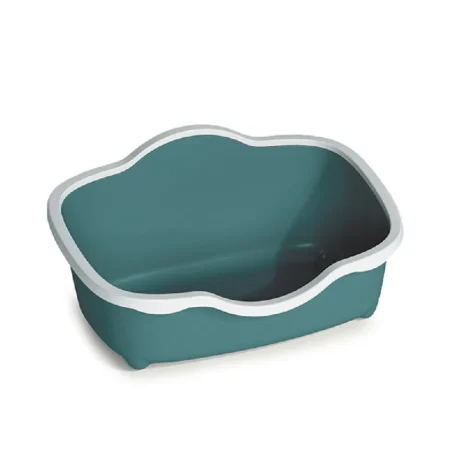 Stefanplast Tres Chic Open Τουαλέτα & Λεκάνη Γάτας Πράσινη 56x38.5x26cm