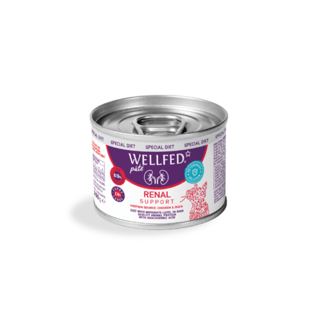 Wellfed Renal Chicken & Duck Κλινική Κονσέρβα Γάτας 200gr