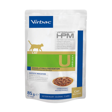 Virbac Cat Urology Dissolution and Prevention Φακελάκι Υγρή Τροφή Γάτας 12x85gr