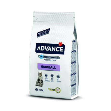 Advance Cat Hairball Ξηρά Τροφή Γάτας με Γαλοπούλα 1.5kg