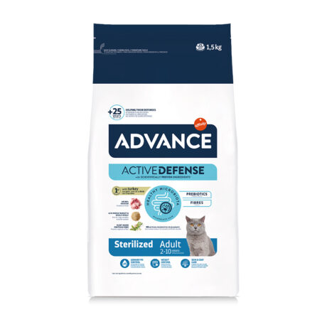 Advance Cat Sterilized Turkey Ξηρά Τροφή Γάτας με Γαλοπούλα 1.5kg