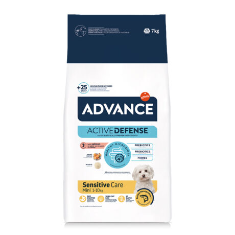 Advance Dog Sensitive Mini Salmon & Rice Ξηρά Τροφή Σκύλου με Σολομό & Ρύζι 7kg