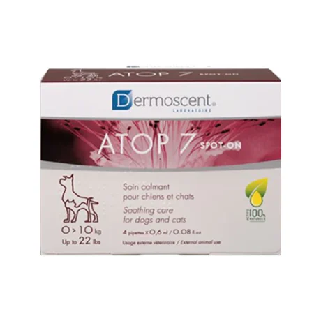 Dermoscent ATOP 7 Spot On 1-10kg 4x0.6ml